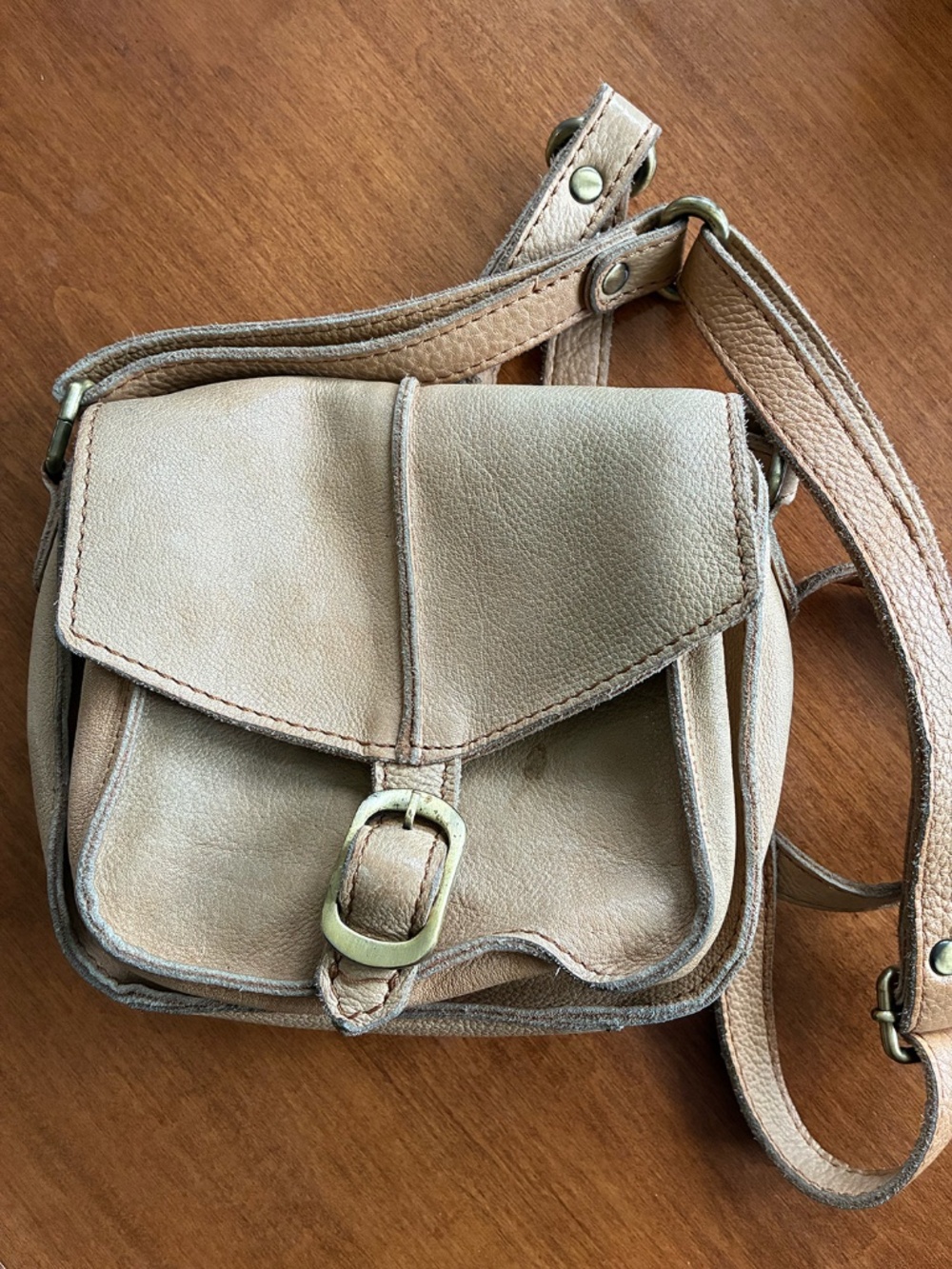 cut n' paste Los Angeles small leather purse